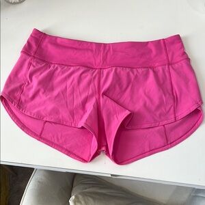 Lululemon Speed Up Low Rise Sonic Pink 2.5"